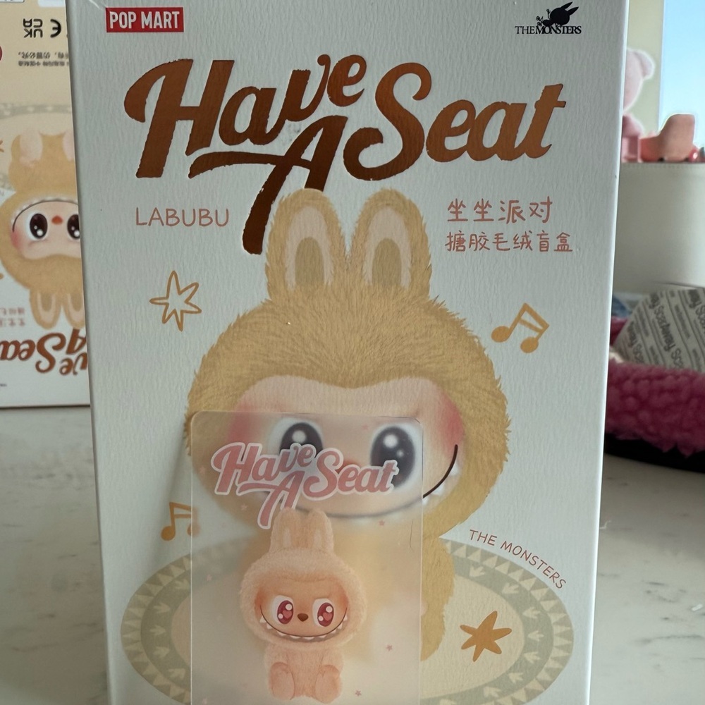 Authentic Popmart Labubu Have A Seat dada